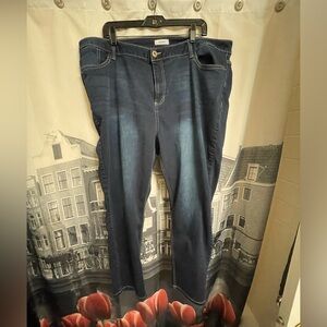 Plus‎ size 22w Catherine’s dark wash stretchy light weight jean